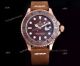 Rolex Yachtmaster Rose Gold Replica Watch - Black Leather Strap (2)_th.jpg